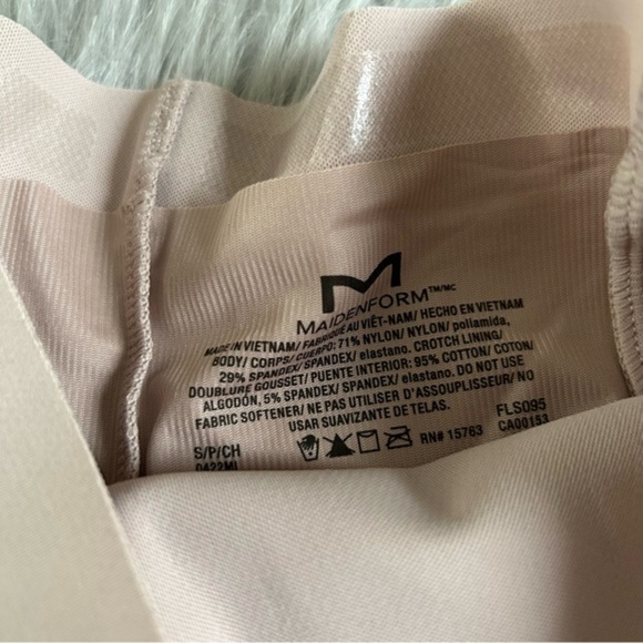 Maidenform Flexees Shapewear Women’s Size Small Blush High Waist Thigh Slimmer - Picture 5 of 9